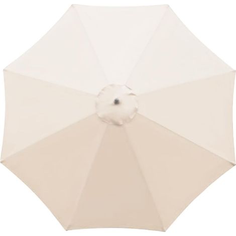 Toile de rechange épaisse et solide pour parasol de terrasse,3 m,8 baleines,beige (Cadre de parasol non inclus,auvent seulement) (1/5)