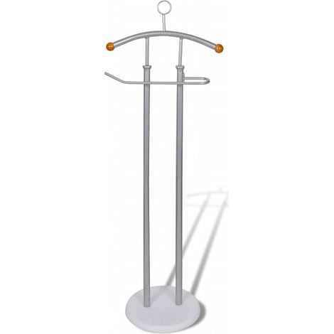 240731  Valet Stand Coat Shirt Organizer Metal Frame vidaXL
