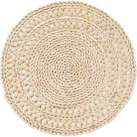 Set de Table Tressé "Soleya" 38cm Beige (1/3)
