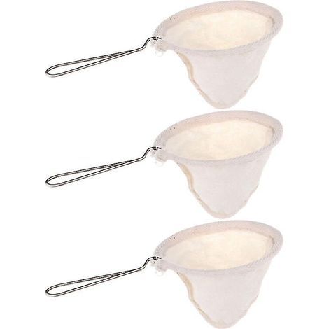 3-teiliges Set Kaffeefilter mit Edelstahlgriff