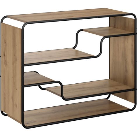 Aparador Roble artisan 98 x 37,5 x 75,5 cm Madera de ingeniería vidaXL (1/5)