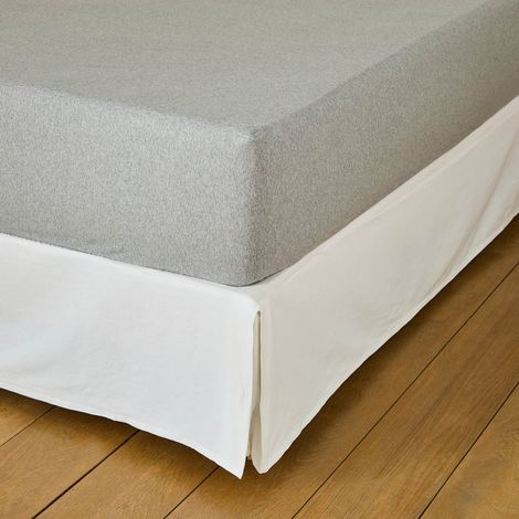 Protège matelas 2 en 1 imperméable Gris - 90/190 - DUNLOPILLO
