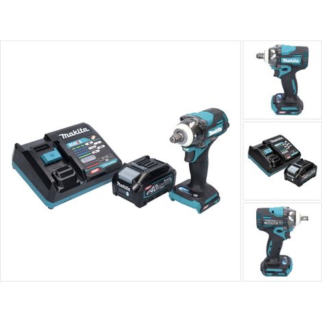 Atornillador de impacto a batería Makita TW 004 GM1 40 V máx. 1/2" 350 Nm XGT sin escobillas + 1 batería de 4,0 Ah + cargador (1/5)