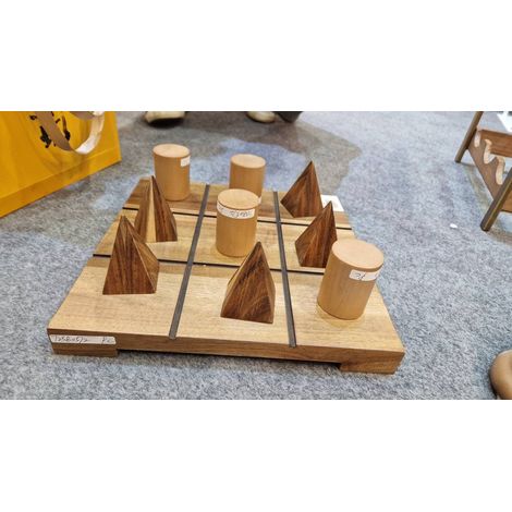 Morpion ivané 27x27 cm beige - Atmosphera créateur d'intérieur (1/2)