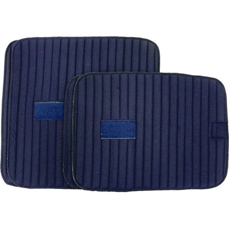 blu - Set 4 sottofasce imbottite con chiusura a strappo