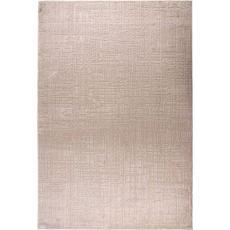 Tapis beige à poil court robuste et antidérapant - 230 x 160 cm (1/5)