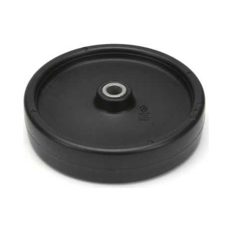 Roue de plateau de coupe pour John Deere N° AM 32639, Gilson N° 208919, Lawn Boy N° 705533. Ø 150 mm x 35 mm (1/4)