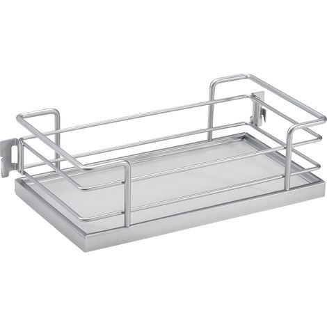 Kesseböhmer Dispensa Tandem Side Einhängetablar ARENA classic silbergrau für 45er Schrankbreite 285 x 154 x 75 mm von SOTECH (1/5)