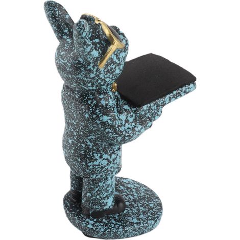 Support d'horloge en résine fait main, présentoir décoratif pour la maison, modèle L Lucky Dog (1/5)