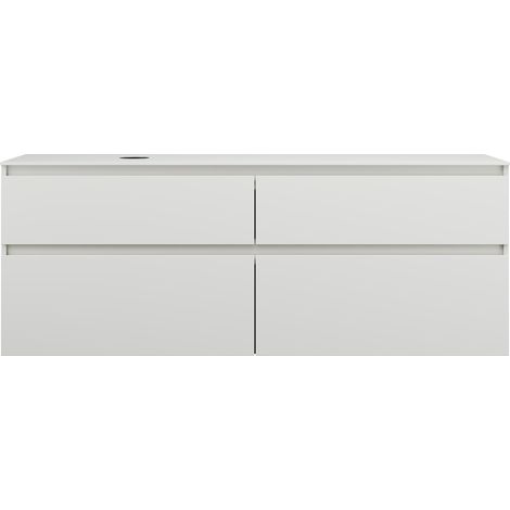 burgbad Lin20 Waschtischunterschrank inklusive Konsolenplatte, (1/2)