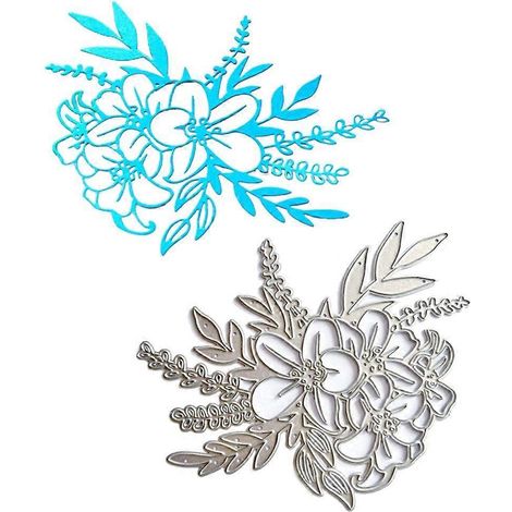 Matrices de découpe en métal, pochoir à gaufrage de grandes fleurs, matrices de découpe pour la création de cartes et le scrapbooking
