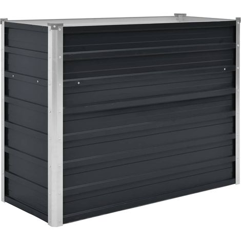 Maison Exclusive - Fioriera per Giardino Antracite 100x40x77 cm in Acciaio Zincato