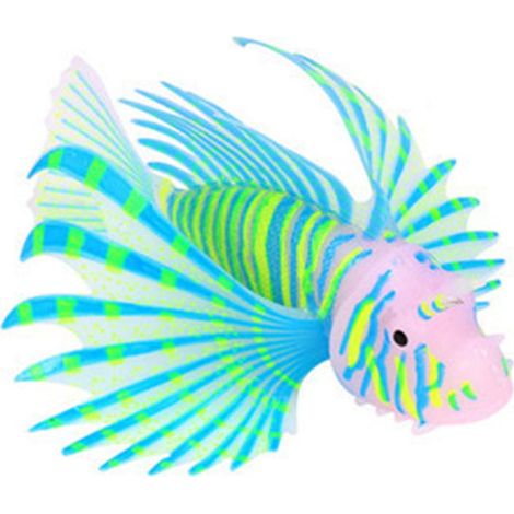Lionfish - Décor Aquarium Réaliste en Silice - Ornement pour Aquariophilie Intérieure - 1 Pièce (1/3)