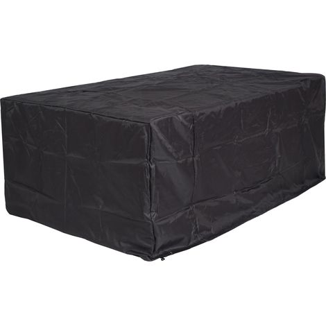 Telo di copertura protettivo per panca da giardino da esterno antracite 95x140x75cm 040002802
