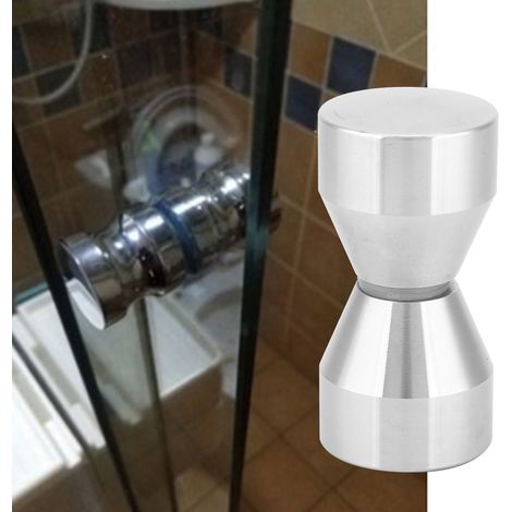 Poignée de porte en verre en acier inoxydable 304, bouton de porte de douche à un trou, poignée de meuble/armoire (1/5)