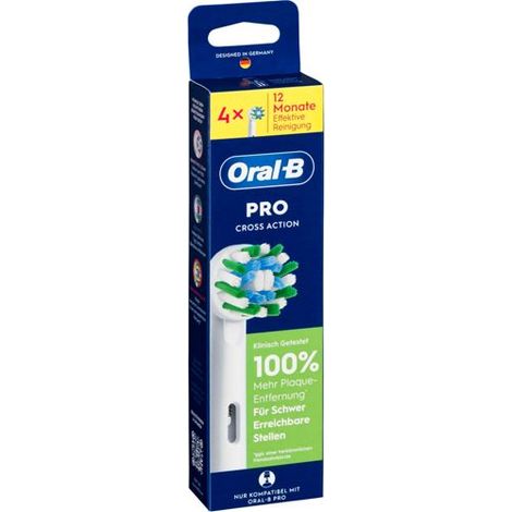 Oral-B Pro CrossAction 4er Aufsteckbürsten
