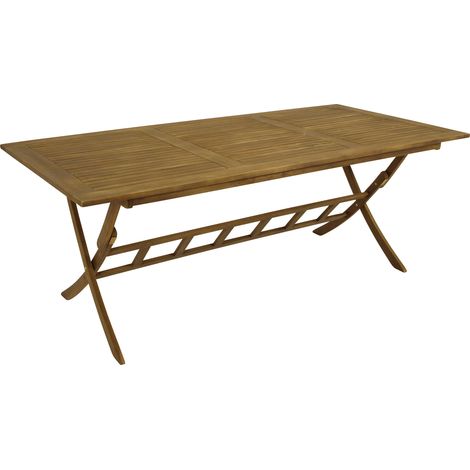 PARAIBA: Klapptisch rechteckig 200x100cm, Akazie geölt, FSC-zertifiziert