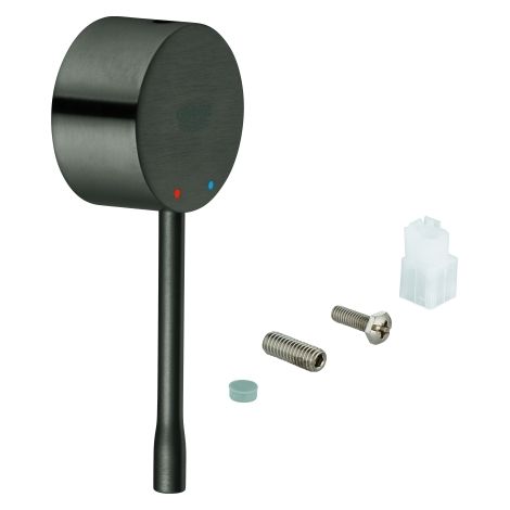 GROHE Hebel 46917, Metall, für Essence Einhand-Waschtisch- und Bidet-Batterie, für 28 mm Kartusche, hard graphite gebürstet (1/3)