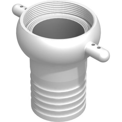 Raccord cranté femelle 2''1/2 BSP - male cannelé droit 63mm (1/2)