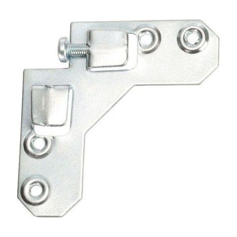 Wolfpack Cintre Biseau Droit Plaqué Zinc - Porte-Vêtements Robuste et Élégant pour Armoire, Dressing ou Chambre