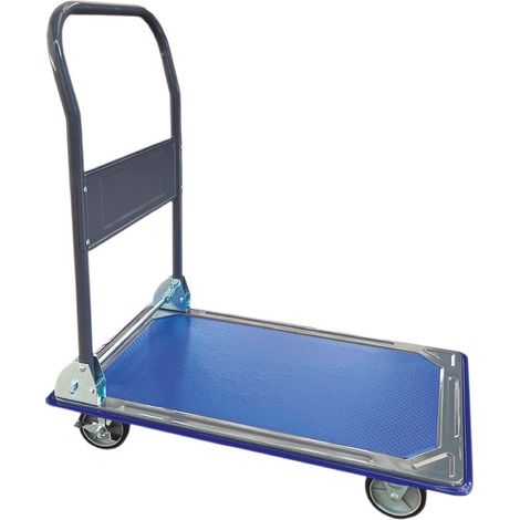 Carro plataforma de transporte plegable con frenos Máx. 150kg (1/5)