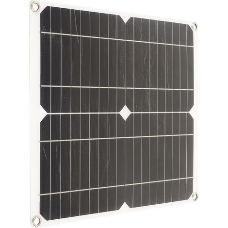 Monokristallines Silizium-Solarpanel, wasserdicht, hohe Leistung, für Wohnmobil, Auto, Boot, Anhänger, 20 W, 18 V, 10 A (1/5)