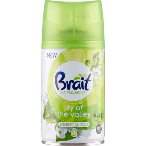 Brait Maiglöckchen – automatischer Lufterfrischer 250 ml, Nachfüllpackung für Lufterfrischer