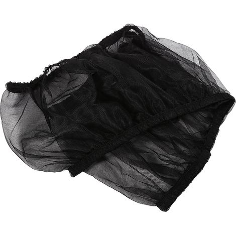 Housse de protection en nylon doux pour cage à oiseaux et perroquets, récupérateur de graines (noir) (1/3)