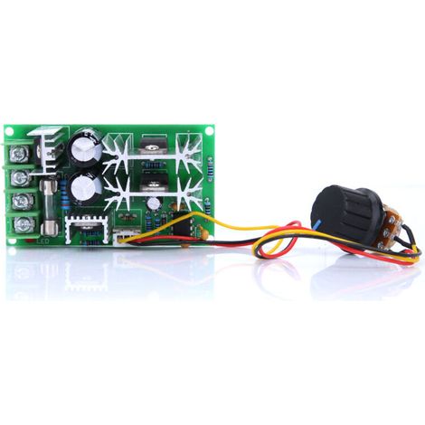 Régulateur de Vitesse PWM 20A pour Moteur DC 9-60V - Contrôleur de Moteur Électrique (1/5)