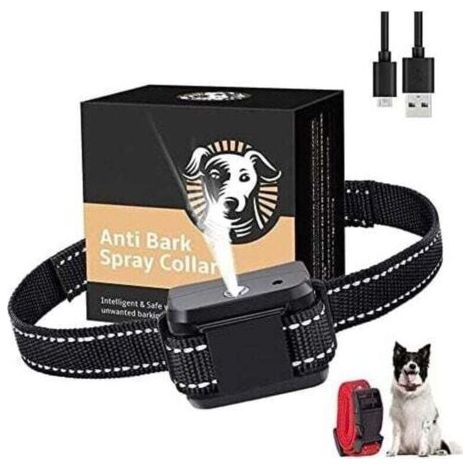 Anti-Bell-Hundehalsband, Citronella-Spray zur Kontrolle von Hundebellen, wiederaufladbares und sicheres Trainingshalsband – TRIMEC