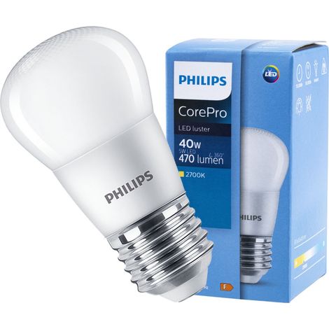 Lampadina Sfera LED Philips 2,8W 2700K attacco E27 CORELUS25G2