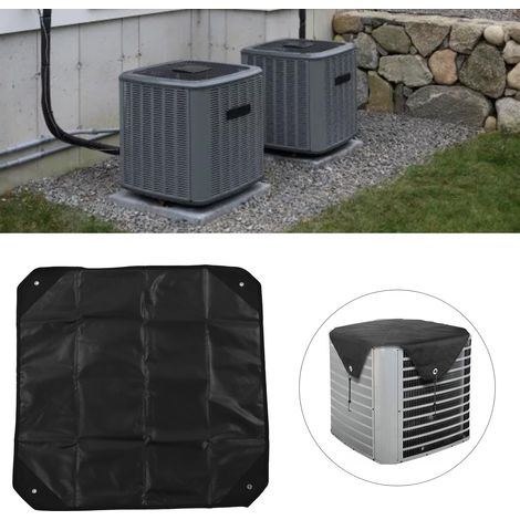 Housse de protection extérieure pour climatiseur, en tissu Oxford 600D, imperméable, anti-poussière et résistante à l'usure, 81 x 81 cm / 31,9 x 31,9 pouces (1/5)