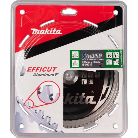Lame de scie pour aluminium Makita 260x30x1 85 mm Z81