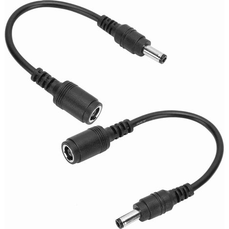 2er-Pack DC-Netzadapter (7,4 x 5,0 mm Buchse auf 5,5 x 2,5 mm Stecker) für HP Laptops (1/5)