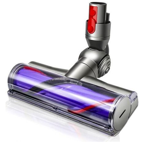 Motorized brush for Dyson V7 V8 V10 V11 V15 vacuum cleaners – Roller brush for hard floors – 90°/180° flexible joint – Nylon and carbon fiber bristles (1/4)