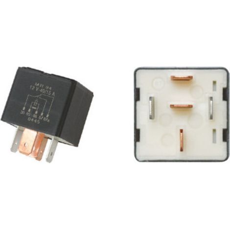 relais inverseur à résistance 12v 40/15a 5 broches sans support