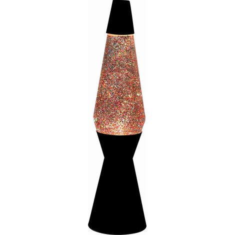 ITotal XL2344 Lampe à Lave 36 cm avec Base Noire et Paillettes (1/2)