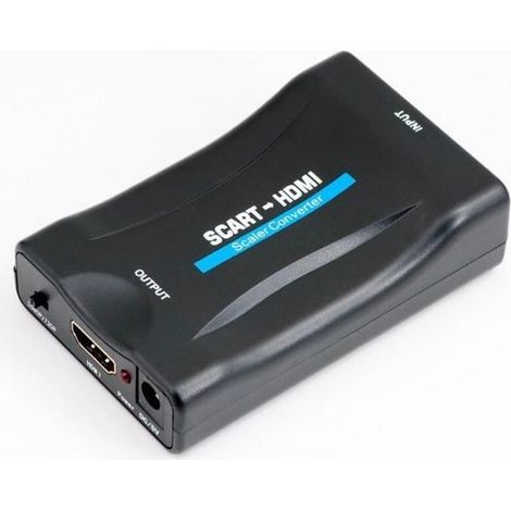 Convertisseur HDMI - ZUTTA-TECH - Scart vers HDMI - 1080P HD - Noir - 1x Scart, 1x HDMI (1/4)