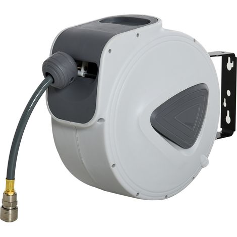 DURHAND Avvolgitubo Automatico da Parete Professionale, Tubo 15m Attacco Ø1/4'' (1/5)