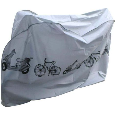 Housse de vélo imperméable et résistante à la pluie, à la poussière et au soleil - 200 x 100 cm (1/4)