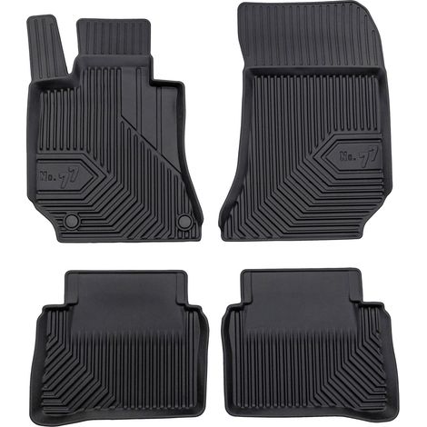 Tapis de Sol de Voiture pour Mercedes-Benz Classe E W212 2009-2016 TPE Noir 4Pcs (1/5)