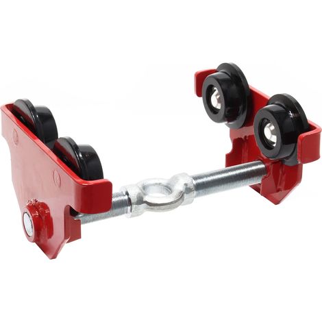 Carrello porta paranco a spinta Portata 500 kg Larghezza flangia 45-220 mm regolabile in continuo