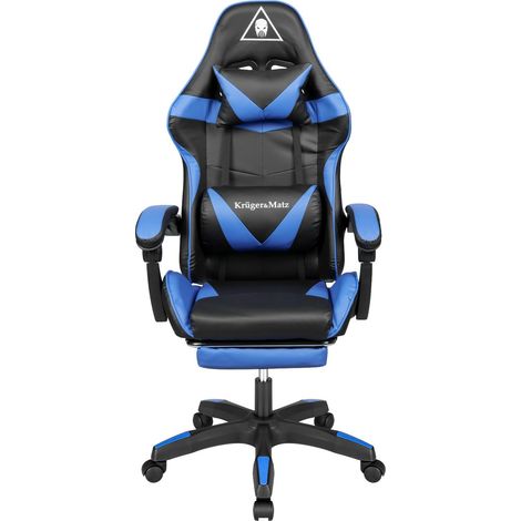 Kruger & Matz GX-150 Gaming-Stuhl Schwarz/Blau (5901890068604) (1/5)