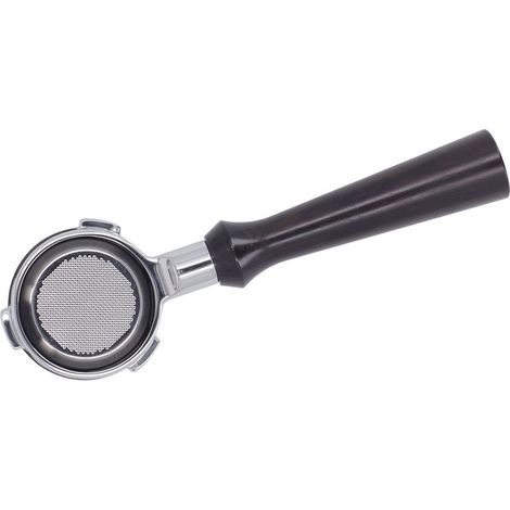 Manchon de porte-filtre 58 mm en bois de santal rouge, panier inoxydable amovible, 3 oreilles, pour Barsetto F (1/5)