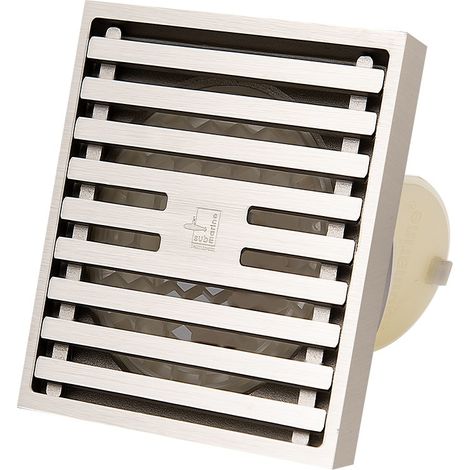 Desagüe exterior para suelo, desagüe de suelo, desagüe de ducha, control de olores - 10x10 cm (1/5)