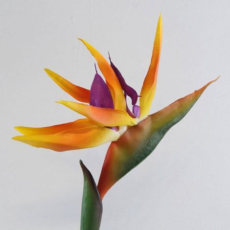 Fleur Artificielle Oiseau du Paradis - 90 cm - Décoration Intérieure - Plante Fausse Strelitzia Reginae - 1 Pièce (1/5)
