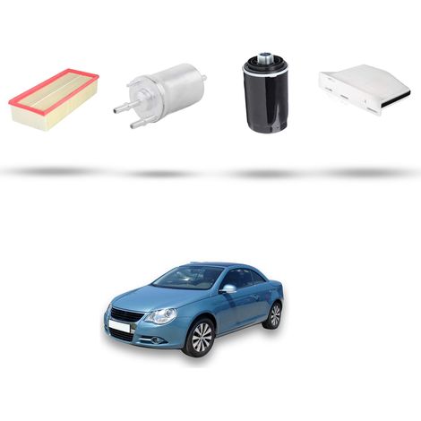 Kit tagliando 4 filtri compatibile con Vw Eos 2.0 TFSI (1F7,1F8) 147Kw dal 2006 al 2015 (1/5)