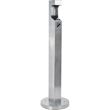 Posacenere a Colonna Ø32 cm in Acciaio 2L per Esterno (1/5)
