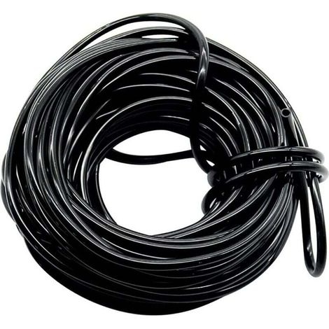 4 mm/7 mm schwarzer 30 m Tropfschlauch für Gartenbewässerungssysteme