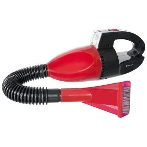 Trade Shop - Mini Aspirador De Coche Con Toma De Mechero Y Luz Roja 12v Limpieza - (1/2)